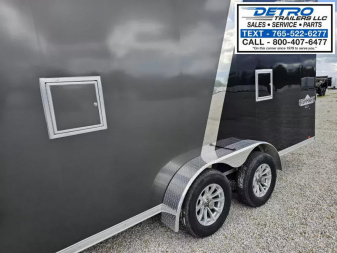 New 2025 Pace American 7' X 23' 7K Avalanche Aluminum Deluxe Snowmobile Trailer
