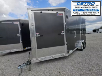 New 2025 Pace American 7' X 23' 7K Avalanche Aluminum Deluxe Snowmobile Trailer