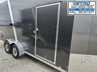 New 2025 Pace American 7' X 23' 7K Avalanche Aluminum Deluxe Snowmobile Trailer