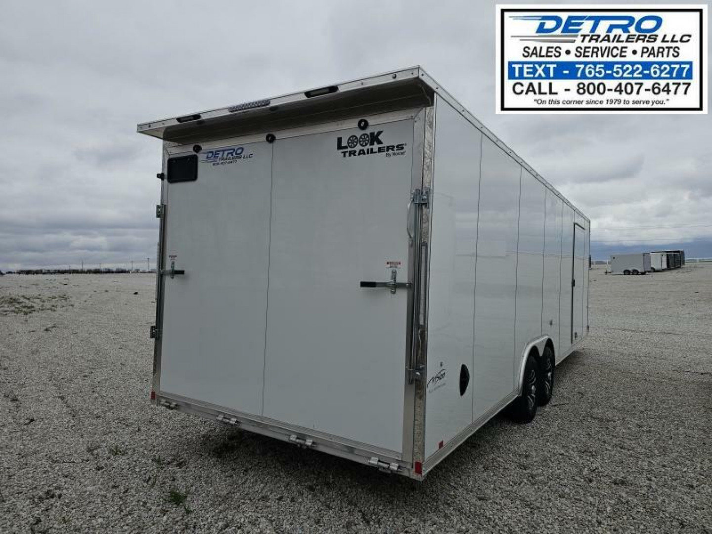 New 2025 Look Trailers VISION 8.5' x 26' 10K Aluminum Bullnose Car/Racing Trailer