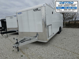 New 2025 Look Trailers VISION 8.5' x 26' 10K Aluminum Bullnose Car/Racing Trailer