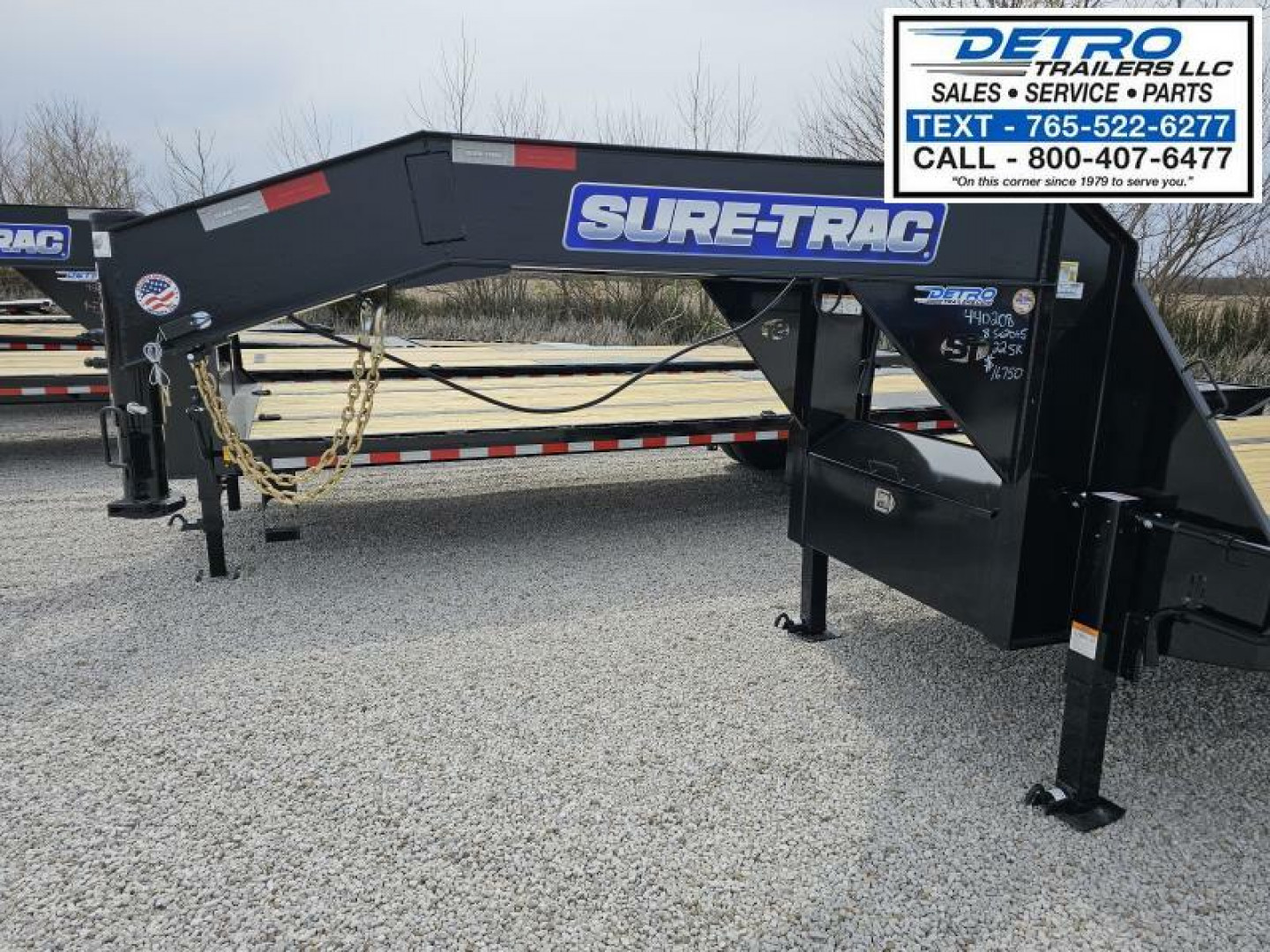 New 2025 Sure-Trac 102" x 25' (20+5) 22.5K HD Gooseneck Low Profile Beavertail Deckover Trailer