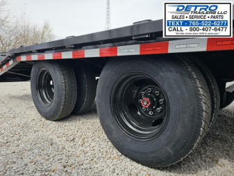 New 2025 Sure-Trac 102" x 25' (20+5) 22.5K HD Gooseneck Low Profile Beavertail Deckover Trailer