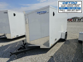 New 2024 Formula Trailers 6' x 12' 3K Idler Ramp Door Enclosed Cargo Trailer
