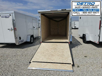 New 2024 Formula Trailers 6' x 12' 3K Idler Ramp Door Enclosed Cargo Trailer