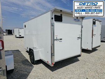 New 2024 Formula Trailers 6' x 12' 3K Idler Ramp Door Enclosed Cargo Trailer