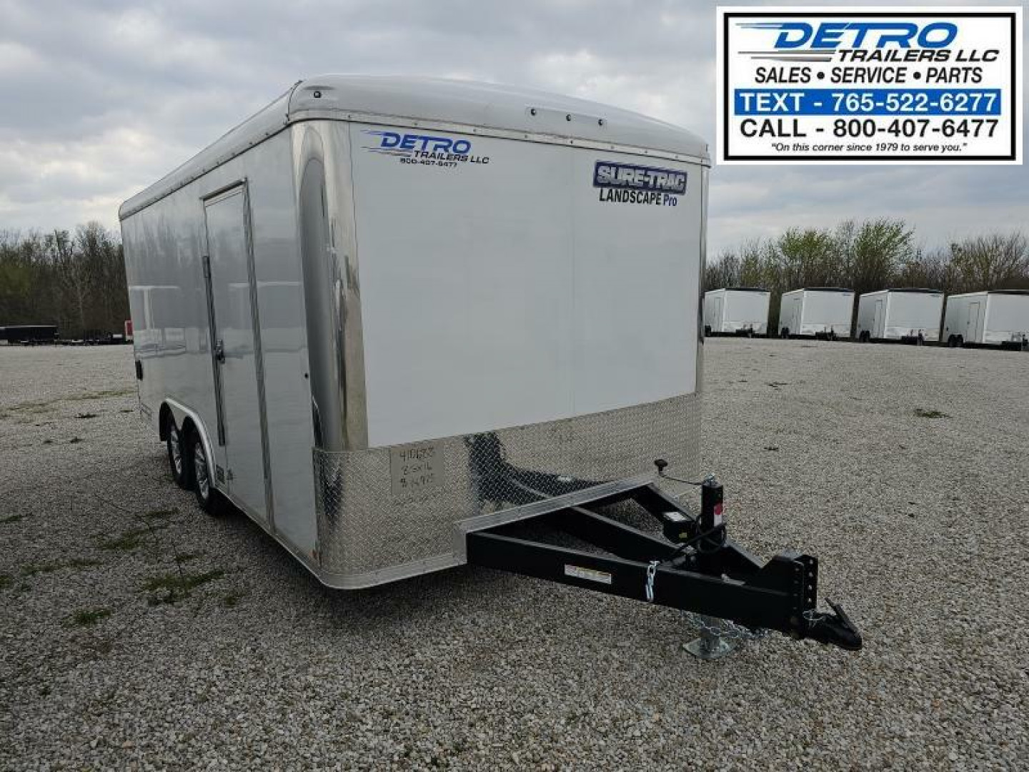 New 2024 Sure-Trac Landscape Pro 102" x 16' 7K Ramp Door Enclosed Cargo Trailer