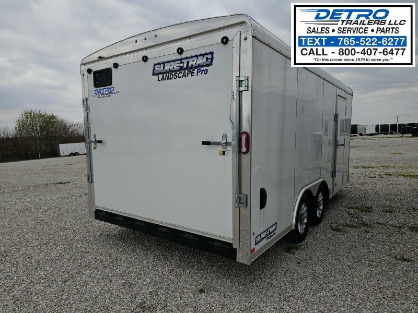 New 2024 Sure-Trac Landscape Pro 102" x 16' 7K Ramp Door Enclosed Cargo Trailer