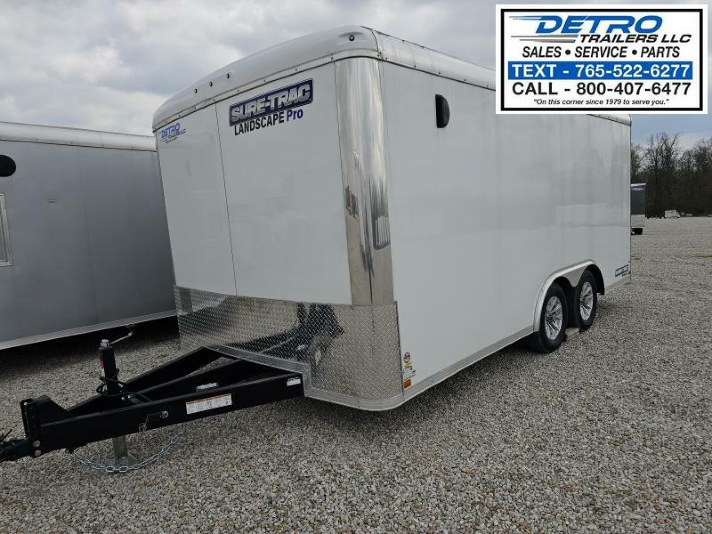 New 2024 Sure-Trac Landscape Pro 102" x 16' 7K Ramp Door Enclosed Cargo Trailer