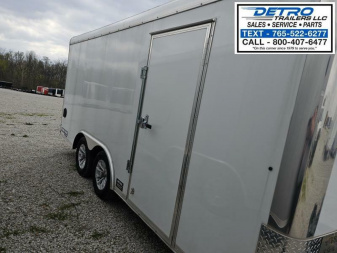 New 2024 Sure-Trac Landscape Pro 102" x 16' 7K Ramp Door Enclosed Cargo Trailer