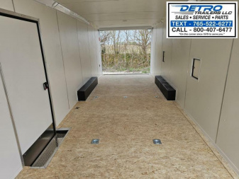 New 2023 Pace American 102" x 29' 10K Cargo Sport V-Nose Enclosed Motorsport Trailer