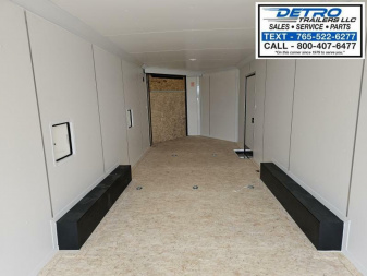 New 2023 Pace American 102" x 29' 10K Cargo Sport V-Nose Enclosed Motorsport Trailer