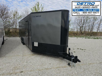 New 2023 Pace American 102  x 29' 10K Cargo Sport V-Nose Enclosed Motorsport Trailer