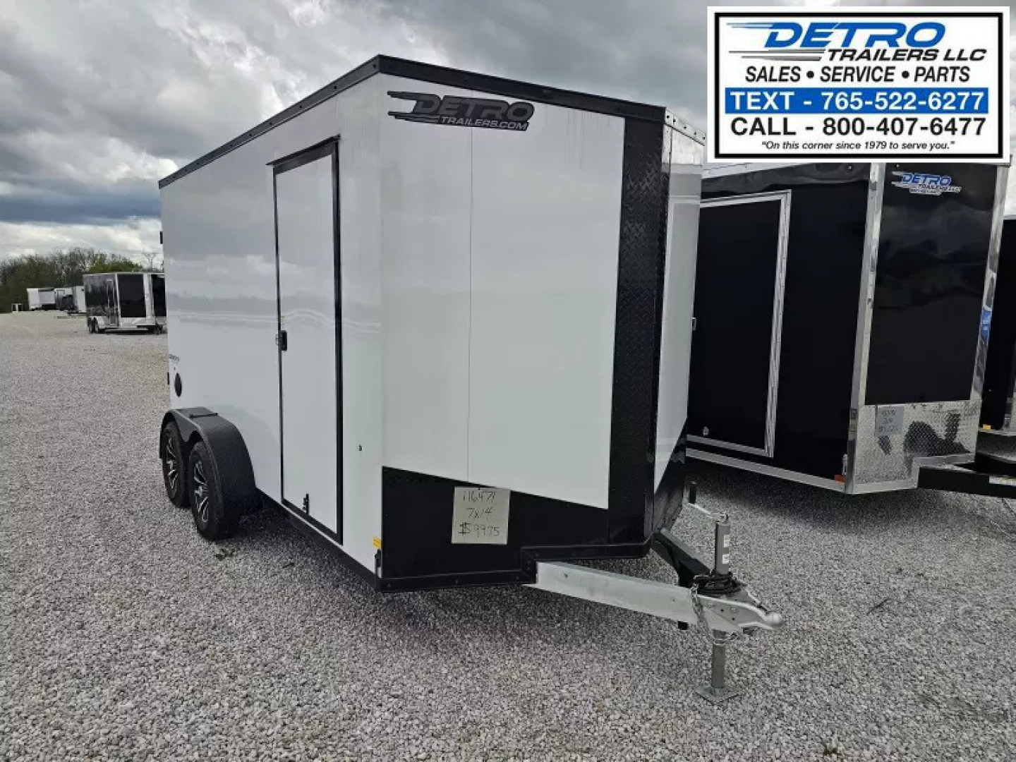New 2024 Pace American Cargo Sport 7' x 14' 7K V-nose All Aluminum Enclosed Cargo Trailer
