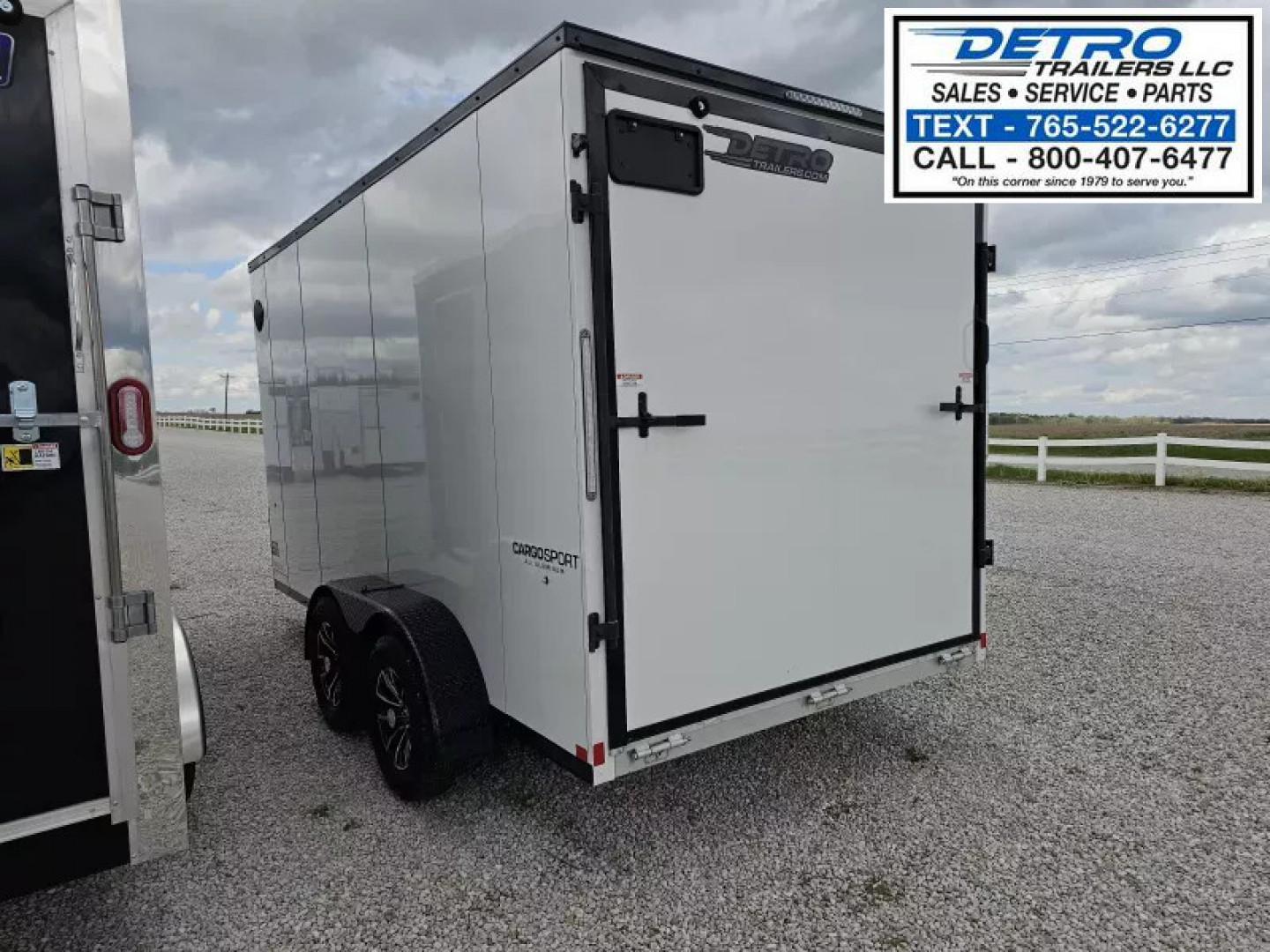 New 2024 Pace American Cargo Sport 7' x 14' 7K V-nose All Aluminum Enclosed Cargo Trailer