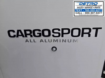 New 2024 Pace American Cargo Sport 7' x 14' 7K V-nose All Aluminum Enclosed Cargo Trailer