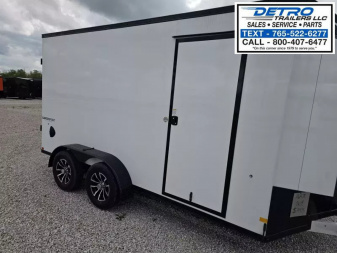 New 2024 Pace American Cargo Sport 7' x 14' 7K V-nose All Aluminum Enclosed Cargo Trailer