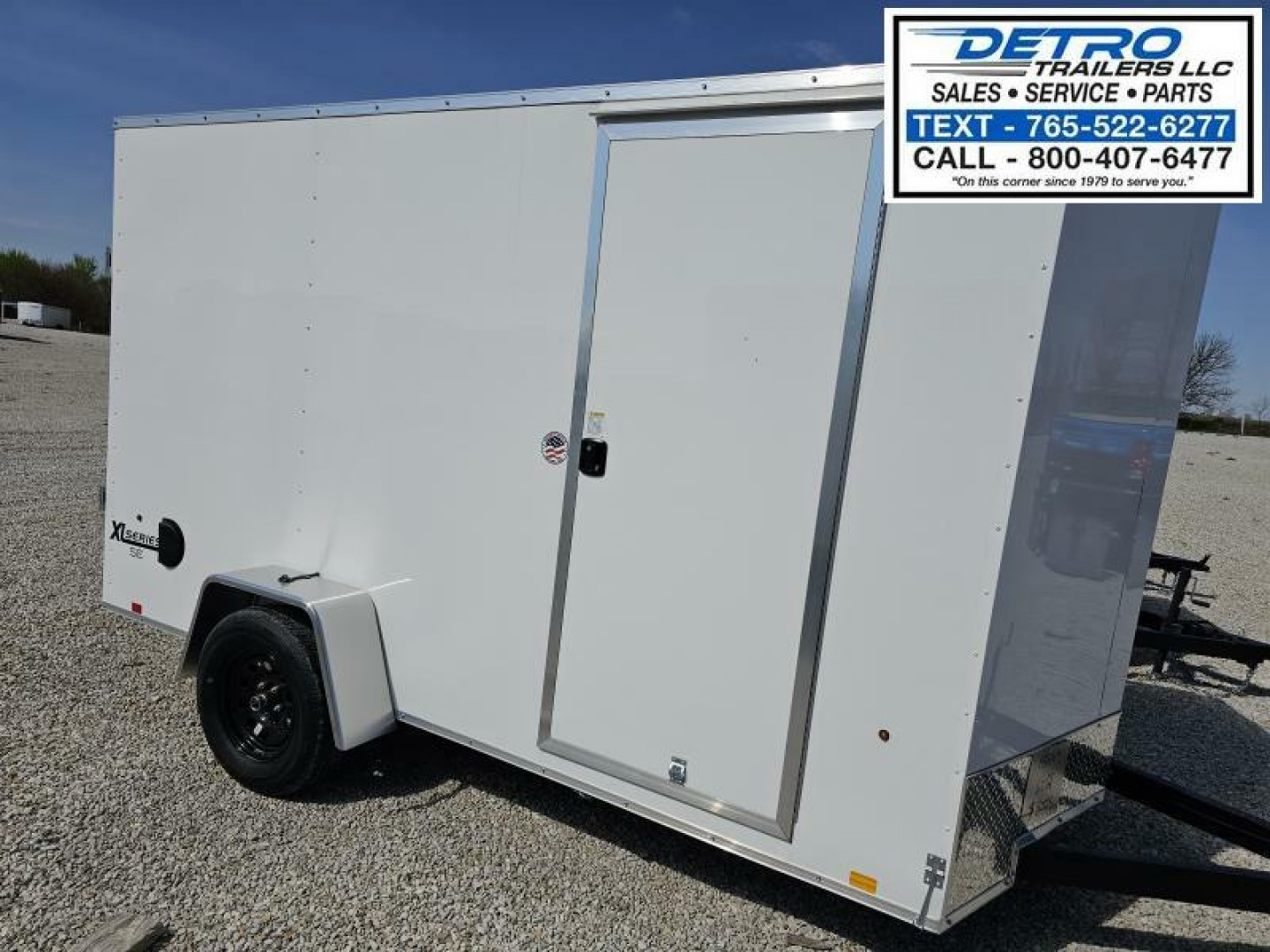 New 2025 Cargo Express EX DLX 6' x 12' 3K Idler Ramp Door Enclosed Cargo Trailer