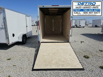 New 2025 Cargo Express EX DLX 6' x 12' 3K Idler Ramp Door Enclosed Cargo Trailer