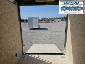 New 2025 Cargo Express EX DLX 6' x 12' 3K Idler Ramp Door Enclosed Cargo Trailer
