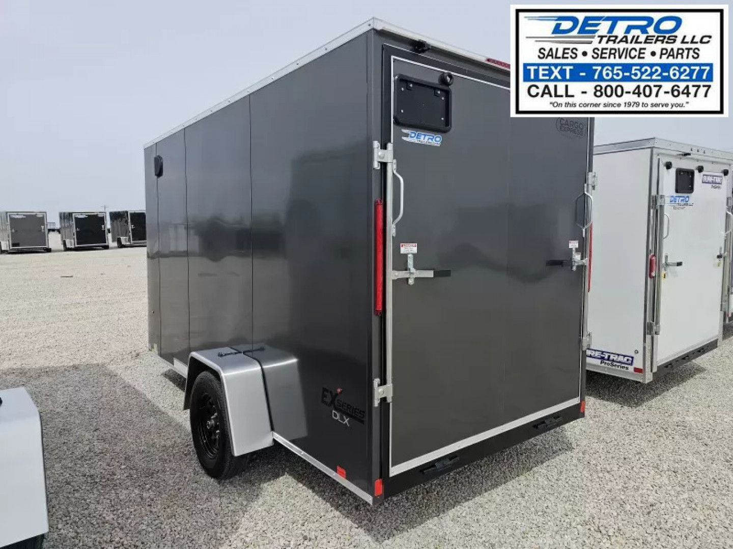 New 2025 Cargo Express EX DLX 6' x 12' 3K Ramp Door Enclosed Cargo Trailer