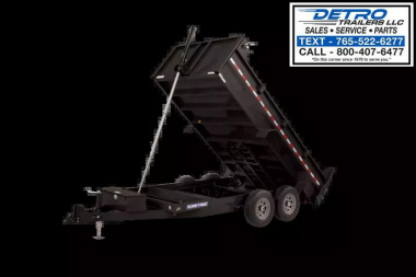 New 2025 Sure-Trac 6 x 12  10K Telescopic SD Low Profile Dump Trailer