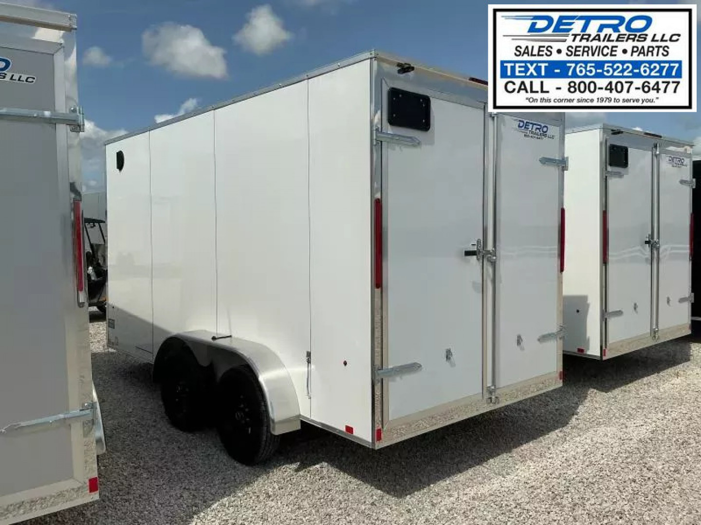 New 2025 Cargo Express EX DLX 7' x 14' 7K Double Rear Door Enclosed Cargo Trailer