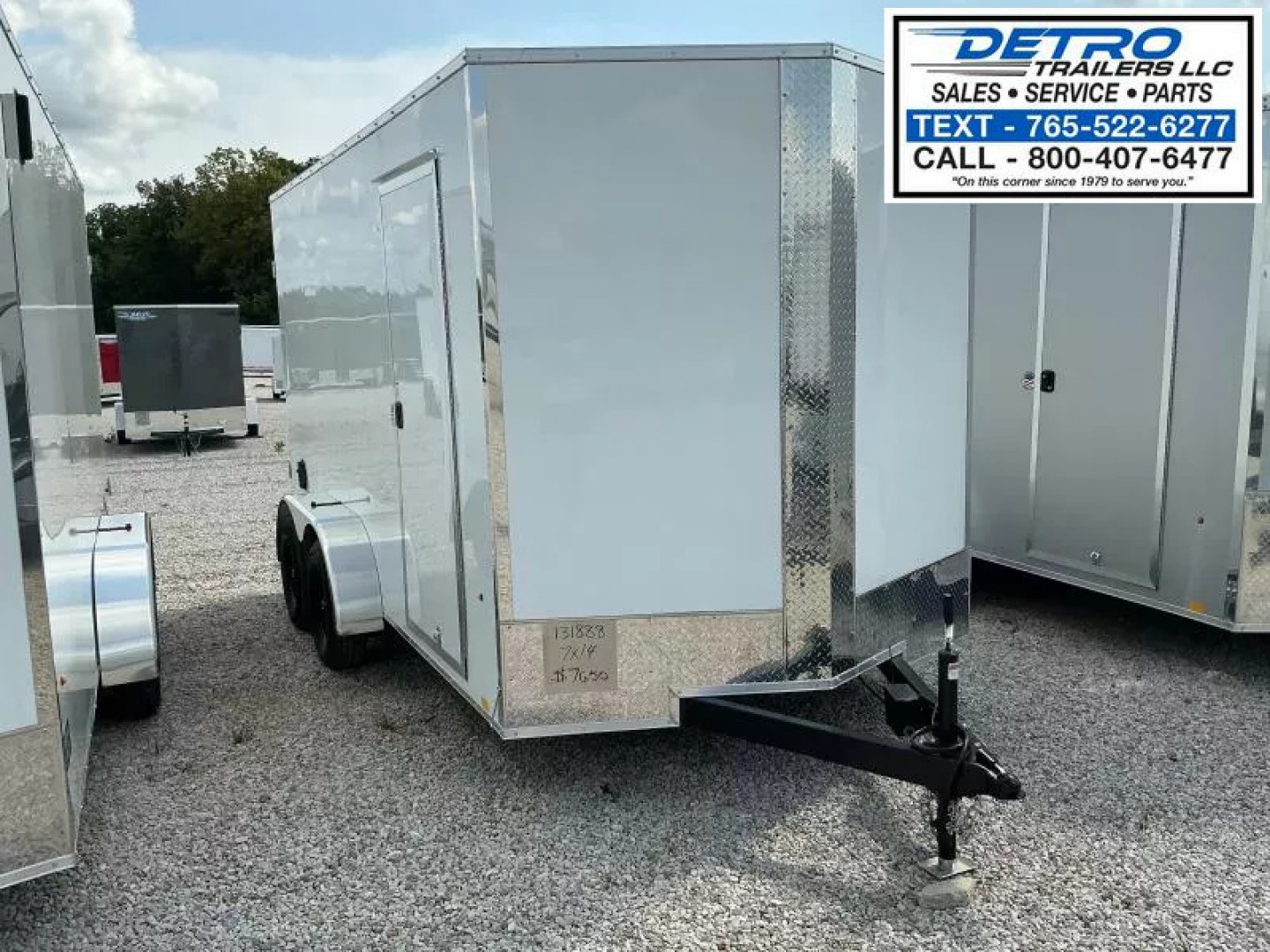 New 2025 Cargo Express EX DLX 7' x 14' 7K Double Rear Door Enclosed Cargo Trailer