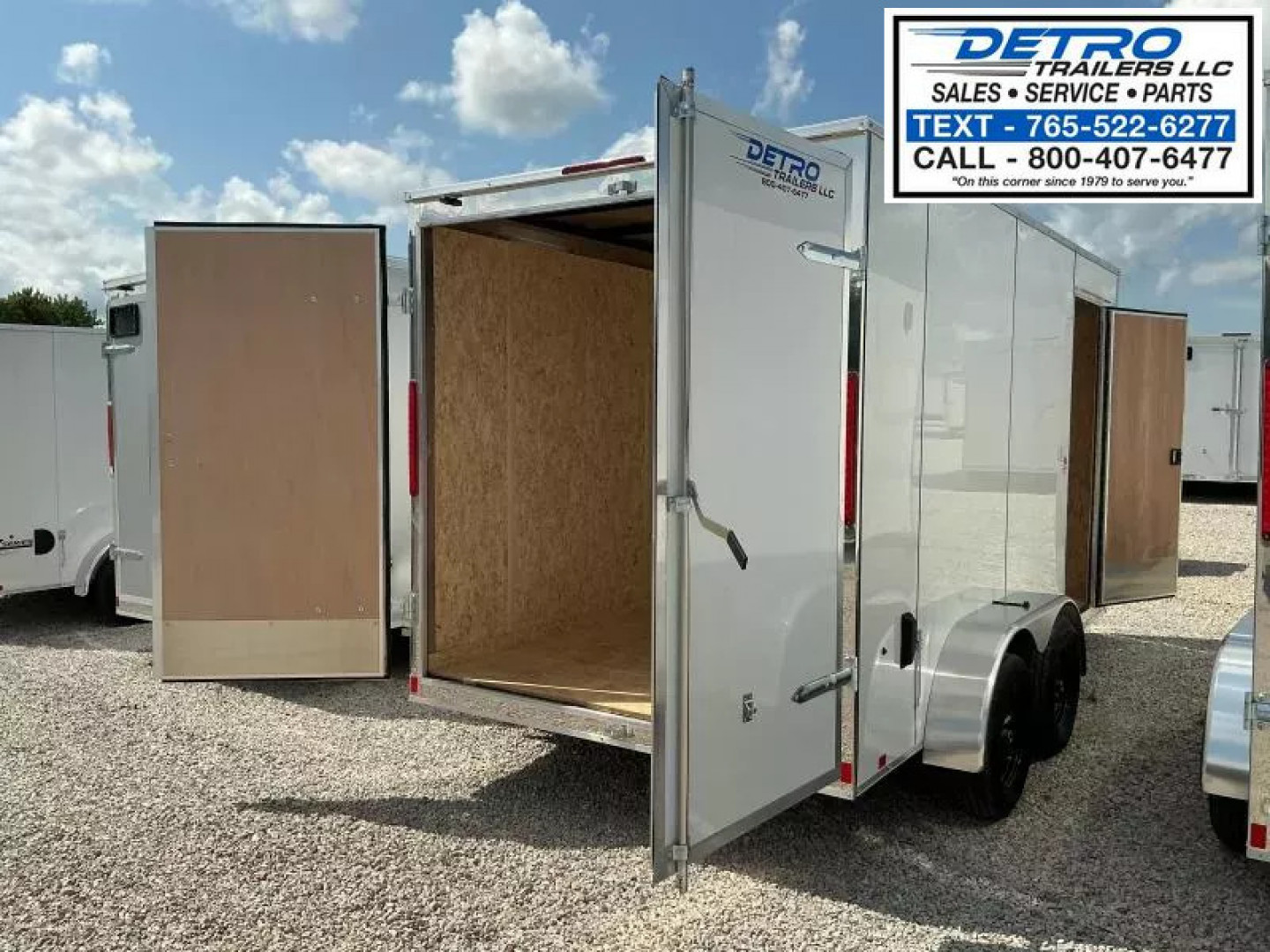 New 2025 Cargo Express EX DLX 7' x 14' 7K Double Rear Door Enclosed Cargo Trailer