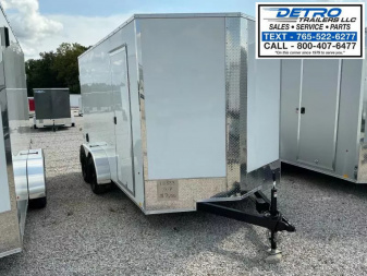 New 2025 Cargo Express EX DLX 7' x 14' 7K Double Rear Door Enclosed Cargo Trailer
