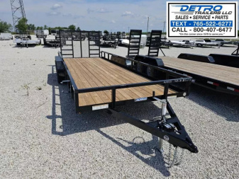 New 2025 Sure-Trac 7' x 20' 7K Tube Top Utility Trailer