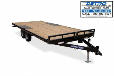 New 2025 Sure-Trac 102  x 18' 10K Low Profile Flat Deck Deckover Trailer