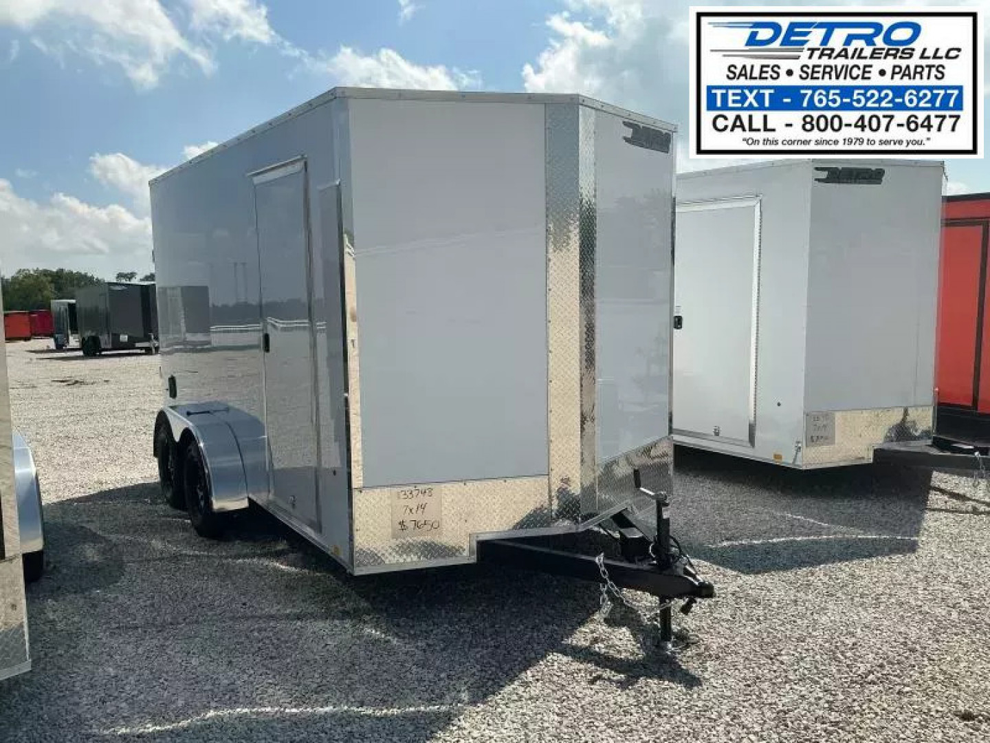 New 2026 Cargo Express EX DLX 7' x 14' 7K Ramp Door Enclosed Cargo Trailer