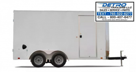 New 2026 Cargo Express EX DLX 7' x 16' 7K Double Rear Door Enclosed Cargo Trailer