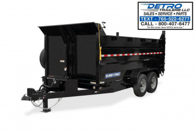 New 2025 Sure-Trac 82  x 14' 14K Telescopic HD Low Profile Dump Trailer w/ 4 Ft. Sides