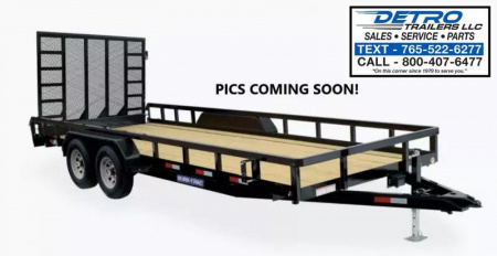 New 2025 Sure-Trac 7' x 16' 7K Tube Top Utility Trailer