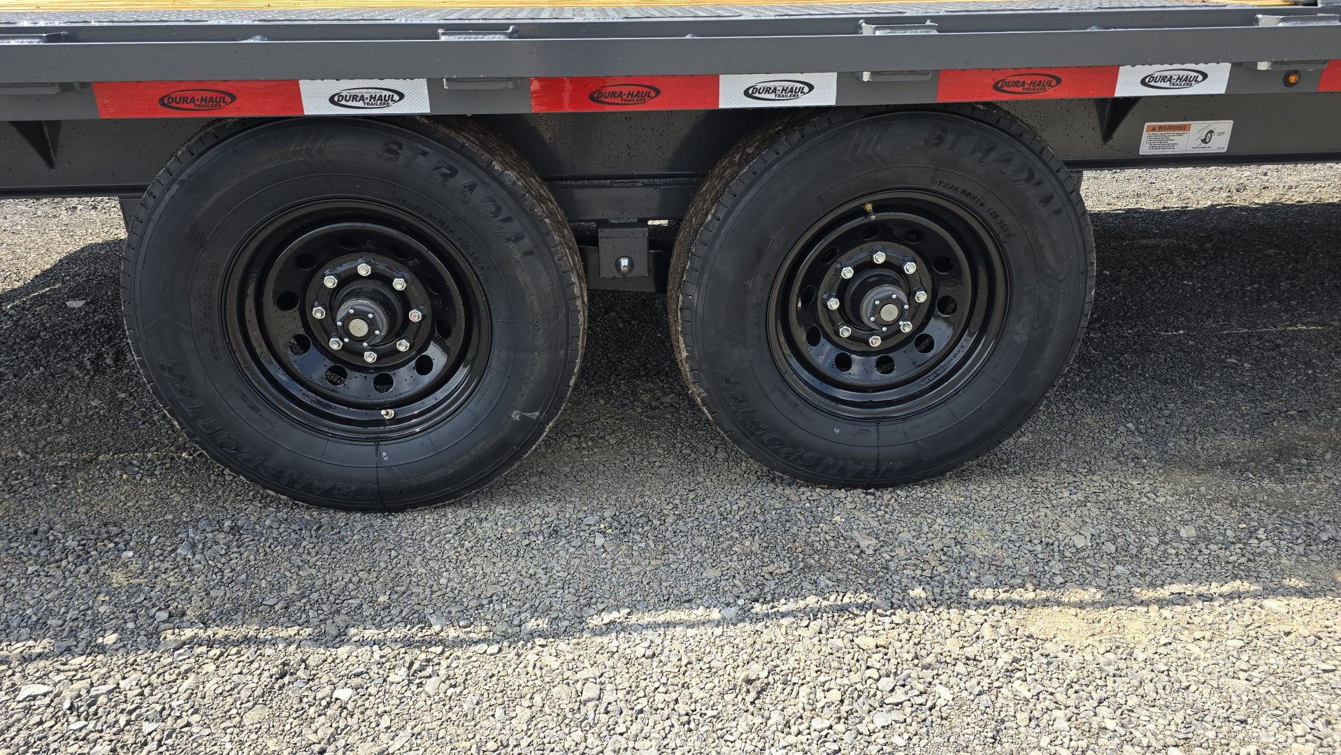 New Dura-Haul Bumper Pull Deckover Trailer / 19,200 GVWR / 20' / Charcoal Gray