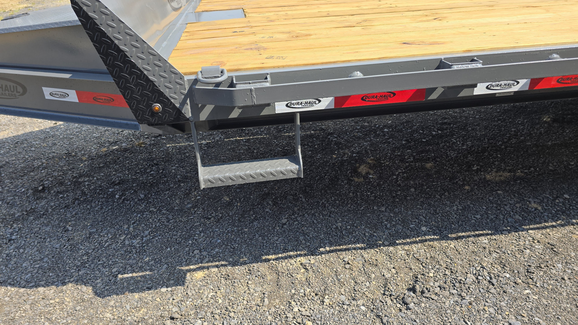 New Dura-Haul Bumper Pull Deckover Trailer / 19,200 GVWR / 20' / Charcoal Gray