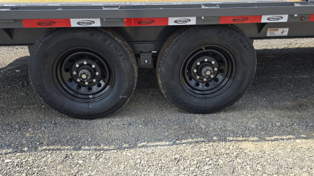 New Dura-Haul Bumper Pull Deckover Trailer / 19,200 GVWR / 20' / Charcoal Gray