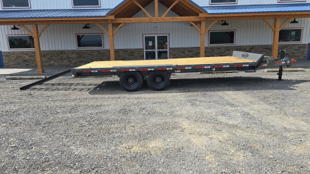 New Dura-Haul Bumper Pull Deckover Trailer / 19,200 GVWR / 20' / Charcoal Gray