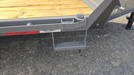 New Dura-Haul Bumper Pull Deckover Trailer / 19,200 GVWR / 20' / Charcoal Gray