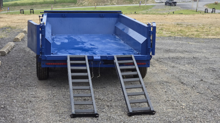 New Dura-Haul DTBP5 Dump Trailer / 60"x10' / 10.4k GVWR