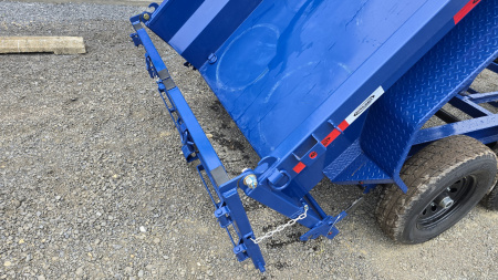 New Dura-Haul DTBP5 Dump Trailer / 60"x10' / 10.4k GVWR