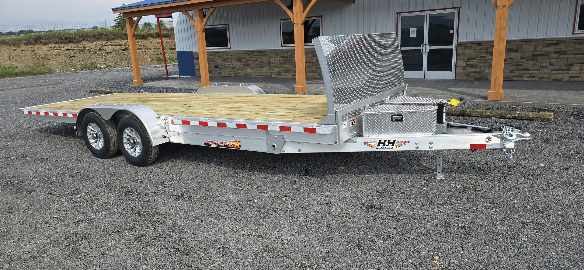 New H&H Aluminum Electric Tilt Speed Loader / 9.9K GVWR / 82"x22"