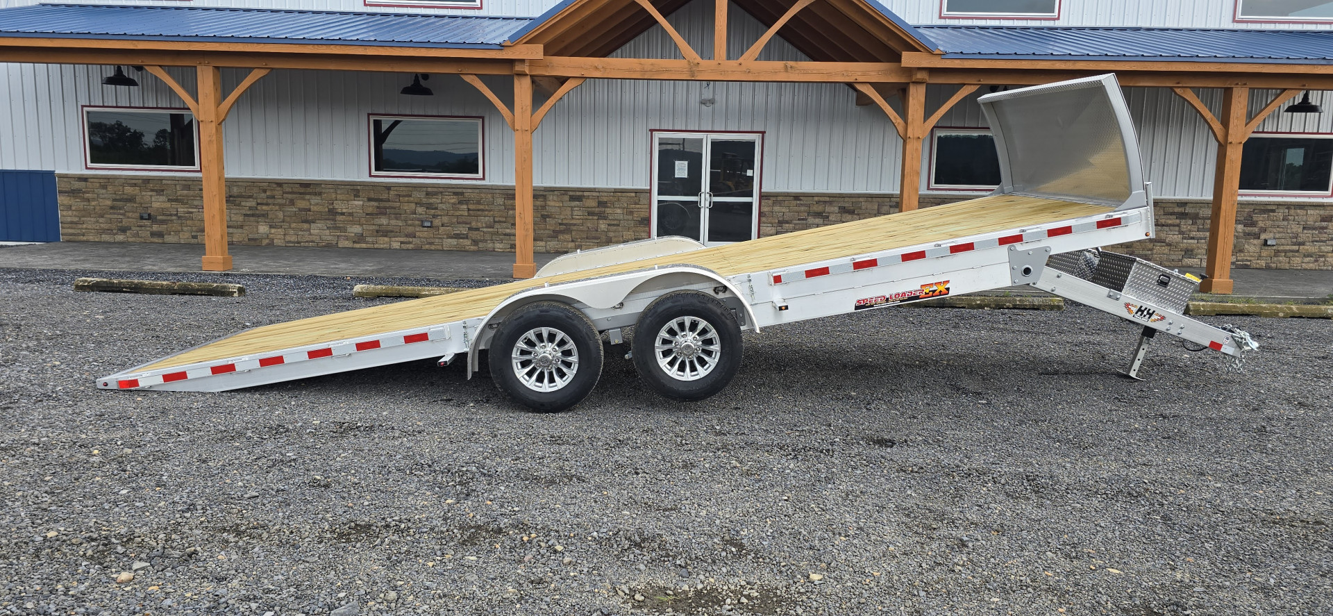 New H&H Aluminum Electric Tilt Speed Loader / 9.9K GVWR / 82"x22"