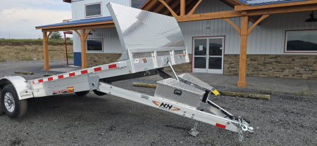 New H&H Aluminum Electric Tilt Speed Loader / 9.9K GVWR / 82"x22"