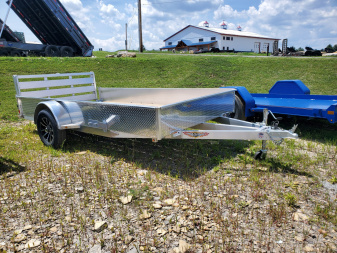 New H&H Trailers Aluminum Utility Trailer / 2990 GVWR / 76"x12'