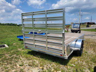 New H&H Trailers Aluminum Utility Trailer / 2990 GVWR / 76"x12'