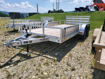 New H&H Trailers Utility Trailer ATV Rails / 7000 GVWR / 82"x16'