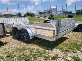 New H&H Trailers Utility Trailer ATV Rails / 7000 GVWR / 82"x16'